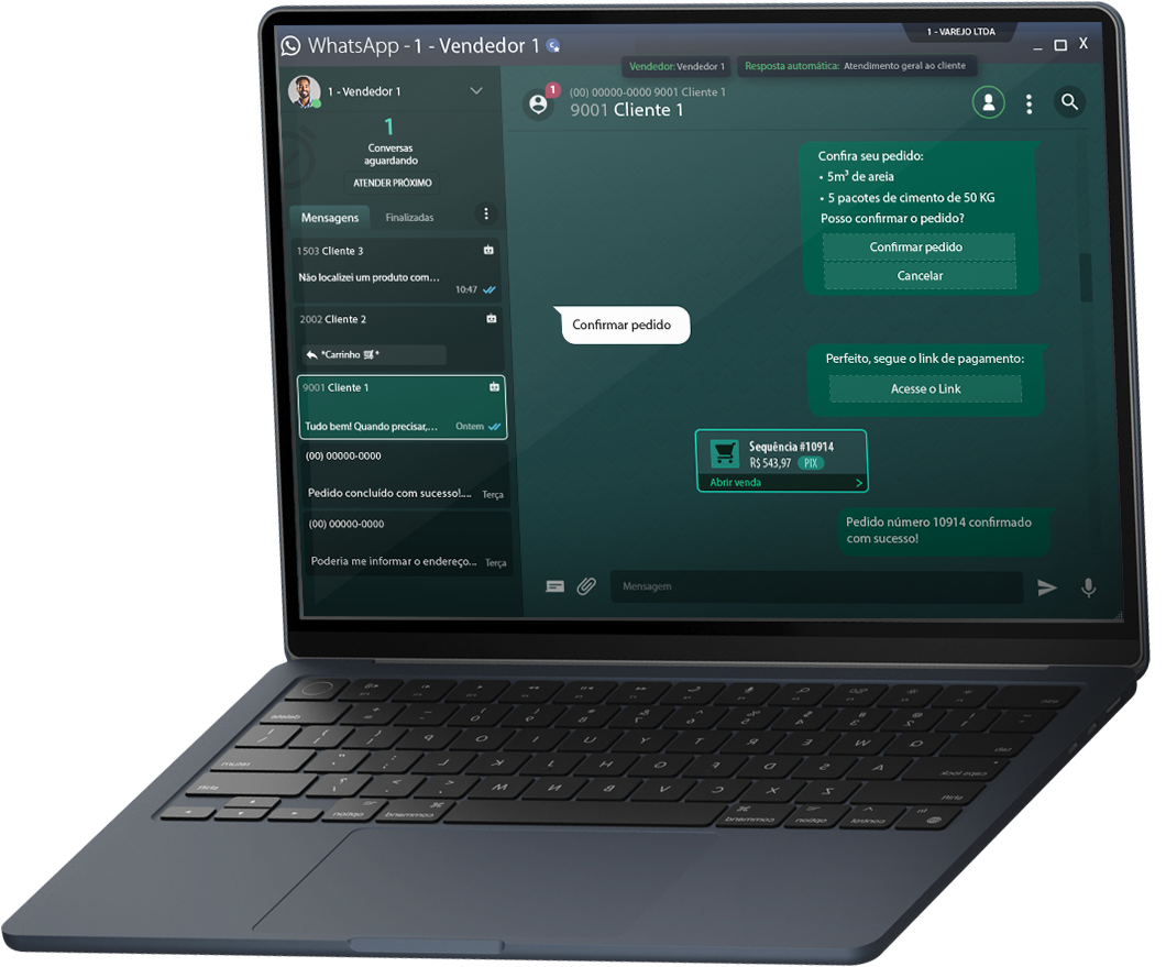 WhatsApp IA no laptop